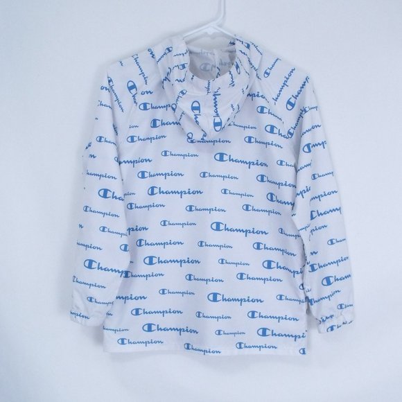 Champion Big Boys All Over Script Jacket M - Picture 3 of 5
